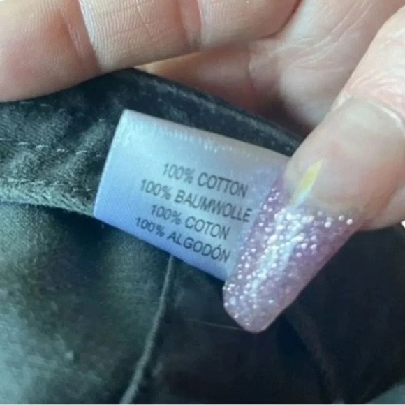 AMERICAN NEEDLE BLANK
“ELSTON WASHED”RAGLAN HAT IN WASHED BLACK SIZE ONE SIZE - Picture 10 of 11